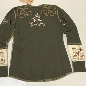 Alp-n-Rock VINO Reversible Top - Loden/Ivory